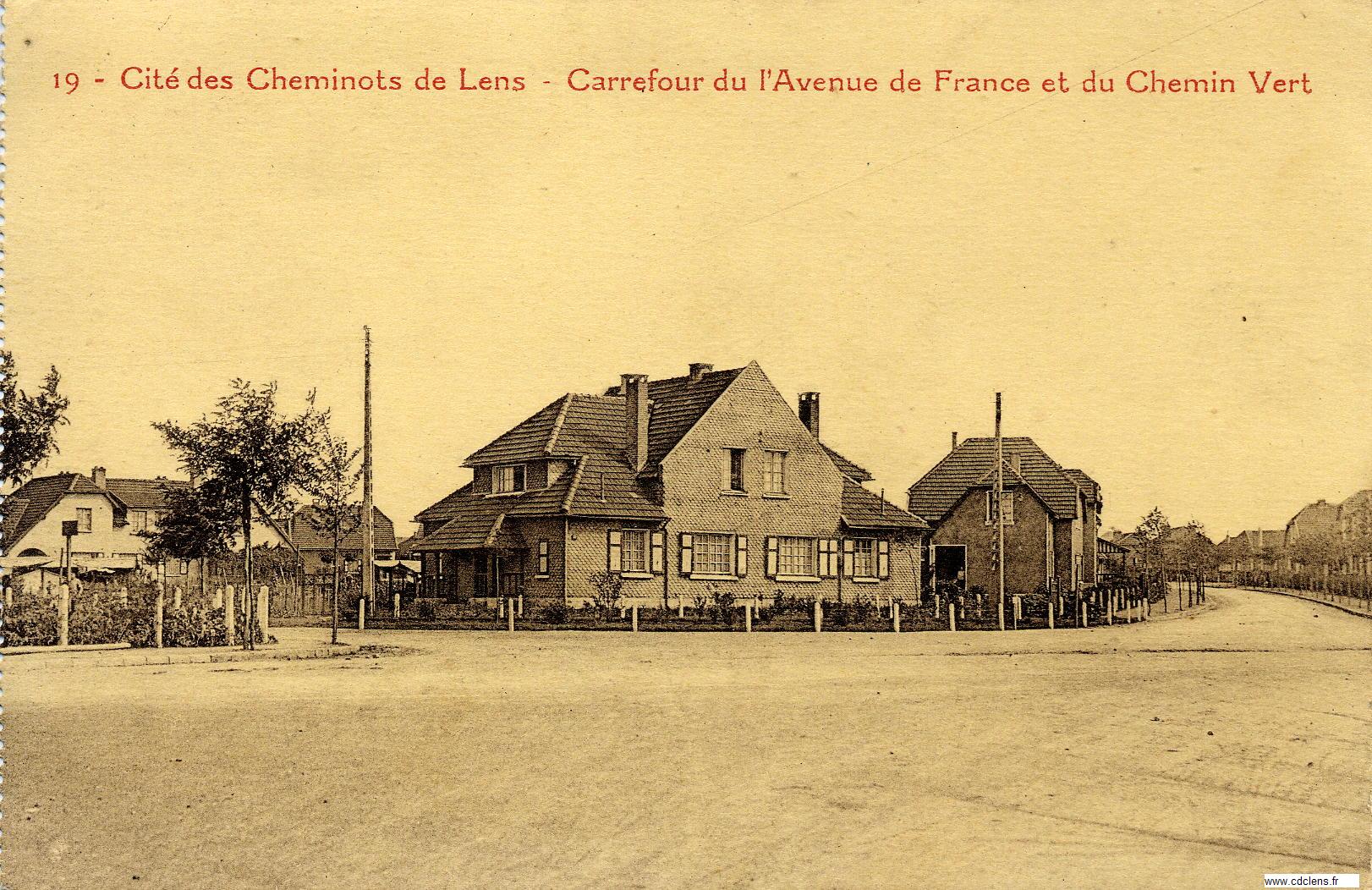 Carrefour Avenue de France et du Chemin vert